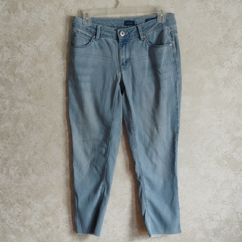 J Jill Light Blue Women's Cropped Jeans, Size 2P